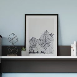 Loftscape Ensemble meubles TV Intento (4 éléments) - Blanc brillant / anthracite -Meubles de salon Soldes 1000171358 190424 07580500306 GALLERYIMAGES P000000001000171358