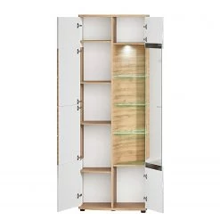 Loftscape Ensemble meubles TV Jaguare (4 éléments) - Blanc brillant / Imitation chêne Ribbeck 25 Loftscape Ensemble meubles TV Jaguare (4 éléments) - Blanc brillant / Imitation chêne Ribbeck -Meubles de salon Soldes 1000171359 200528 06453600007 DETAILS P000000001000171359