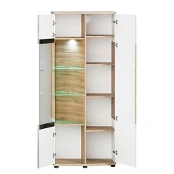 Loftscape Ensemble meubles TV Jaguare (4 éléments) - Blanc brillant / Imitation chêne Ribbeck 27 Loftscape Ensemble meubles TV Jaguare (4 éléments) - Blanc brillant / Imitation chêne Ribbeck -Meubles de salon Soldes 1000171359 200528 06453800009 DETAILS P000000001000171359