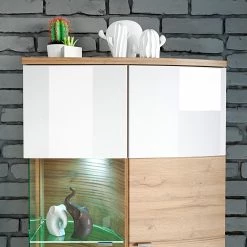 Loftscape Ensemble meubles TV Jaguare (4 éléments) - Blanc brillant / Imitation chêne Ribbeck 31 Loftscape Ensemble meubles TV Jaguare (4 éléments) - Blanc brillant / Imitation chêne Ribbeck -Meubles de salon Soldes 1000171359 200528 06454300013 DETAILS P000000001000171359