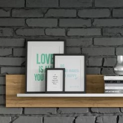 Loftscape Ensemble meubles TV Jaguare (4 éléments) - Blanc brillant / Imitation chêne Ribbeck 32 Loftscape Ensemble meubles TV Jaguare (4 éléments) - Blanc brillant / Imitation chêne Ribbeck -Meubles de salon Soldes 1000171359 200528 06454300014 DETAILS P000000001000171359