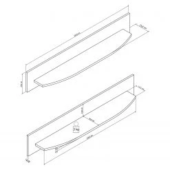 Loftscape Ensemble meubles TV Jaguare (4 éléments) - Blanc brillant / Imitation chêne Ribbeck 36 Loftscape Ensemble meubles TV Jaguare (4 éléments) - Blanc brillant / Imitation chêne Ribbeck -Meubles de salon Soldes 1000171359 200528 06455400021 SKETCH DETAILS P000000001000171359 sketch