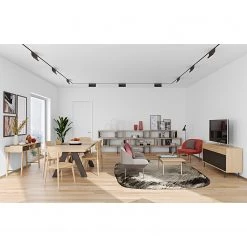 Temahome Étagère One - Chêne / Noir -Meubles de salon Soldes 1000172899 201016 13321100415 MOOD DETAILS P000000001000172899 mood