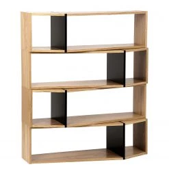 Temahome Étagère One - Chêne / Noir -Meubles de salon Soldes 1000172899 201016 13323100423 DETAILS P000000001000172899