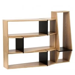 Temahome Étagère One - Chêne / Noir -Meubles de salon Soldes 1000172899 201016 13323400424 DETAILS P000000001000172899