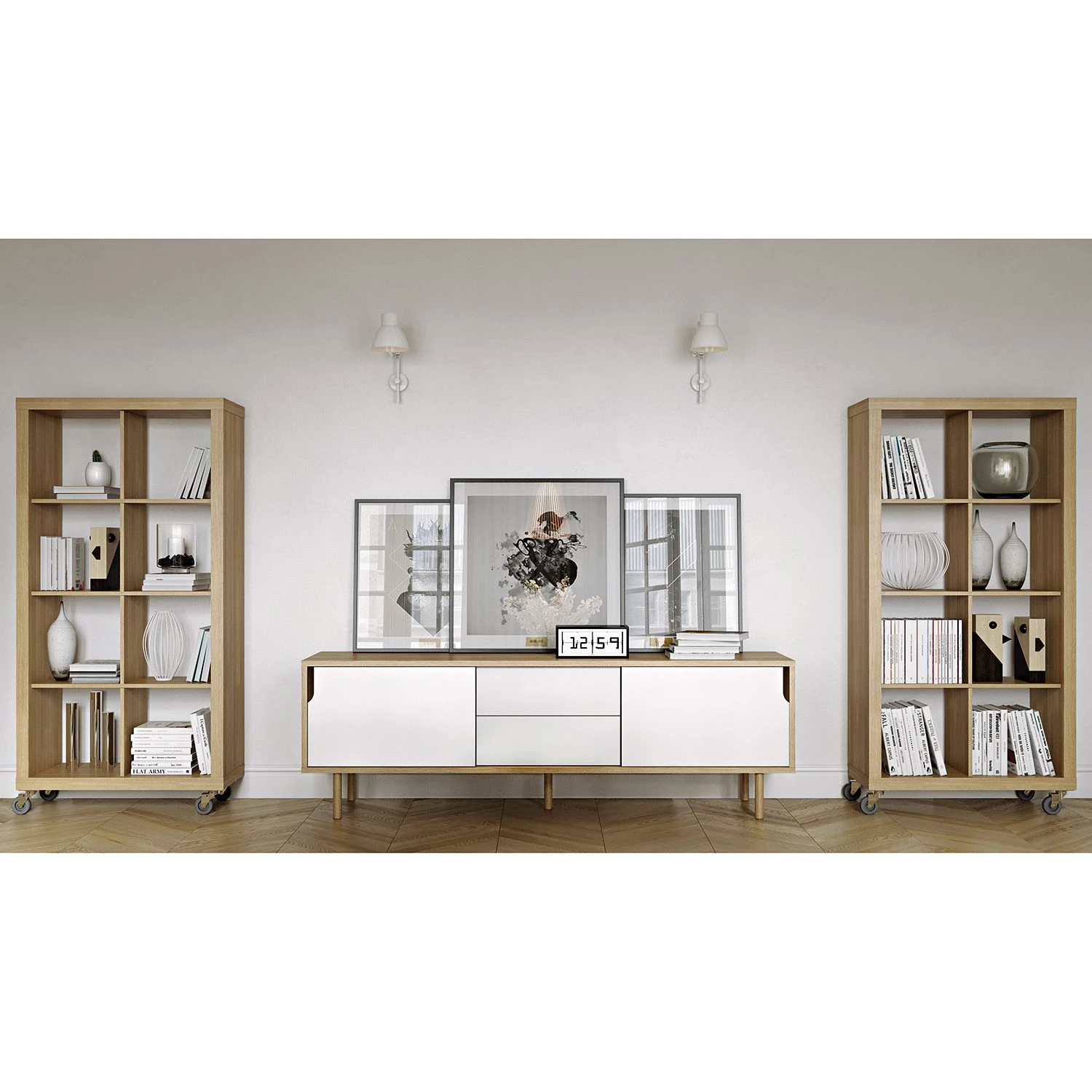 Temahome Buffet Noa III - Blanc 4 Temahome Buffet Noa III - Blanc – Image 2