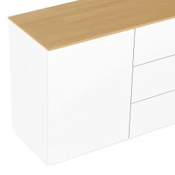 Temahome Commode Join - Chêne / Blanc -Meubles de salon Soldes 1000172922 201016 13381700563 DETAILS P000000001000172922