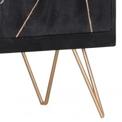 Jack & Alice Commode Towa II - Acacia massif / Métal - Noir / Or 9 Jack & Alice Commode Towa II - Acacia massif / Métal - Noir / Or -Meubles de salon Soldes 1000172961 190503 07493600062 GALLERYIMAGES P000000001000172961