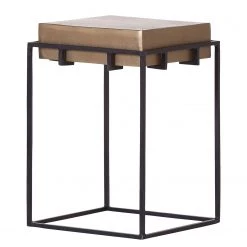 Ars manufacti Bout de canapé Bronzo - Fer - Bronze / Noir