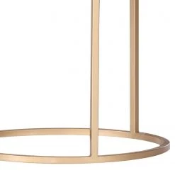 Jack & Alice Bouts de canapé Ryo (2 éléments) - Marbre / Métal - Marbre blanc / Doré -Meubles de salon Soldes 1000172974 190503 07494000113 GALLERYIMAGES P000000001000172974