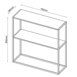 Norrwood Étagère Cascavel - Noir -Meubles de salon Soldes 1000174097 190524 15511600044 GALLERYIMAGES P000000001000174097
