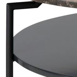 Norrwood Table basse Borgloon - Imitation marbre marron -Meubles de salon Soldes 1000174105 190524 15511700083 GALLERYIMAGES P000000001000174105