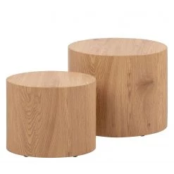 Mørteens Tables basses Hoya (2 éléments) - Imitation chêne sauvage -Meubles de salon Soldes 1000174115 190524 15511900116 GALLERYIMAGES P000000001000174115