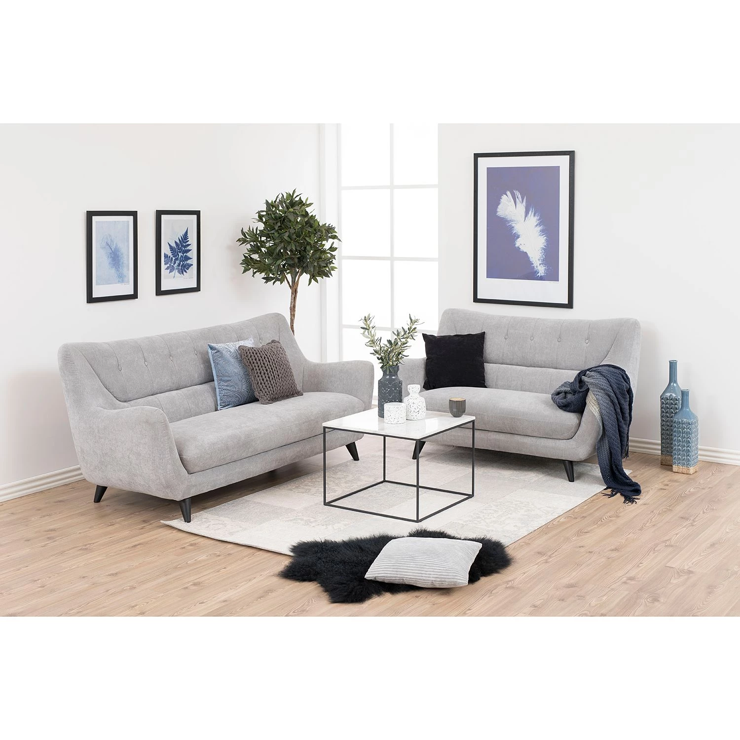 Norrwood Table basse Rocklea II - Marbre / Métal - Marbre blanc / Noir 4 Norrwood Table basse Rocklea II - Marbre / Métal - Marbre blanc / Noir – Image 2