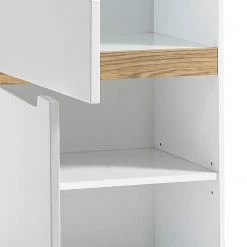 Mørteens Vitrine Tenabo - Blanc mat / Chêne à nœuds -Meubles de salon Soldes 1000174303 191004 12413000006 DETAILS P000000001000174303