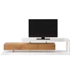 Fredriks Meuble TV Hensies - Blanc mat / Chêne à nœuds -Meubles de salon Soldes 1000174305 191213 16044500002 DETAILS P000000001000174305