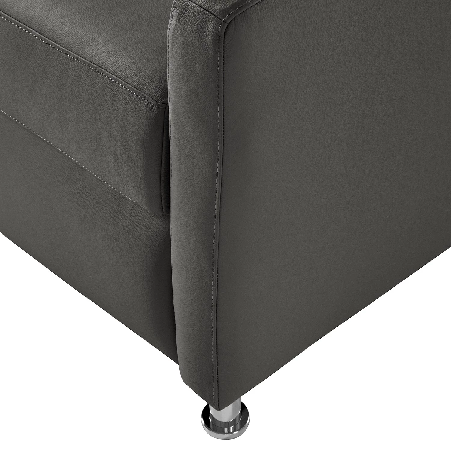 Fredriks Canapé convertible Lierde I - Cuir véritable - Anthracite - Largeur : 155 cm - Avec accoudoirs 14 Fredriks Canapé convertible Lierde I - Cuir véritable - Anthracite - Largeur : 155 cm - Avec accoudoirs – Image 12
