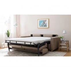 Maison Belfort Canapé convertible Lierde II - Tissu - Cappuccino - Largeur : 162 cm -Meubles de salon Soldes 1000174426 200402 14000900011 MOOD DETAILS P000000001000174426 mood