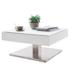 Fredriks Table basse Zenda - Blanc / Argenté