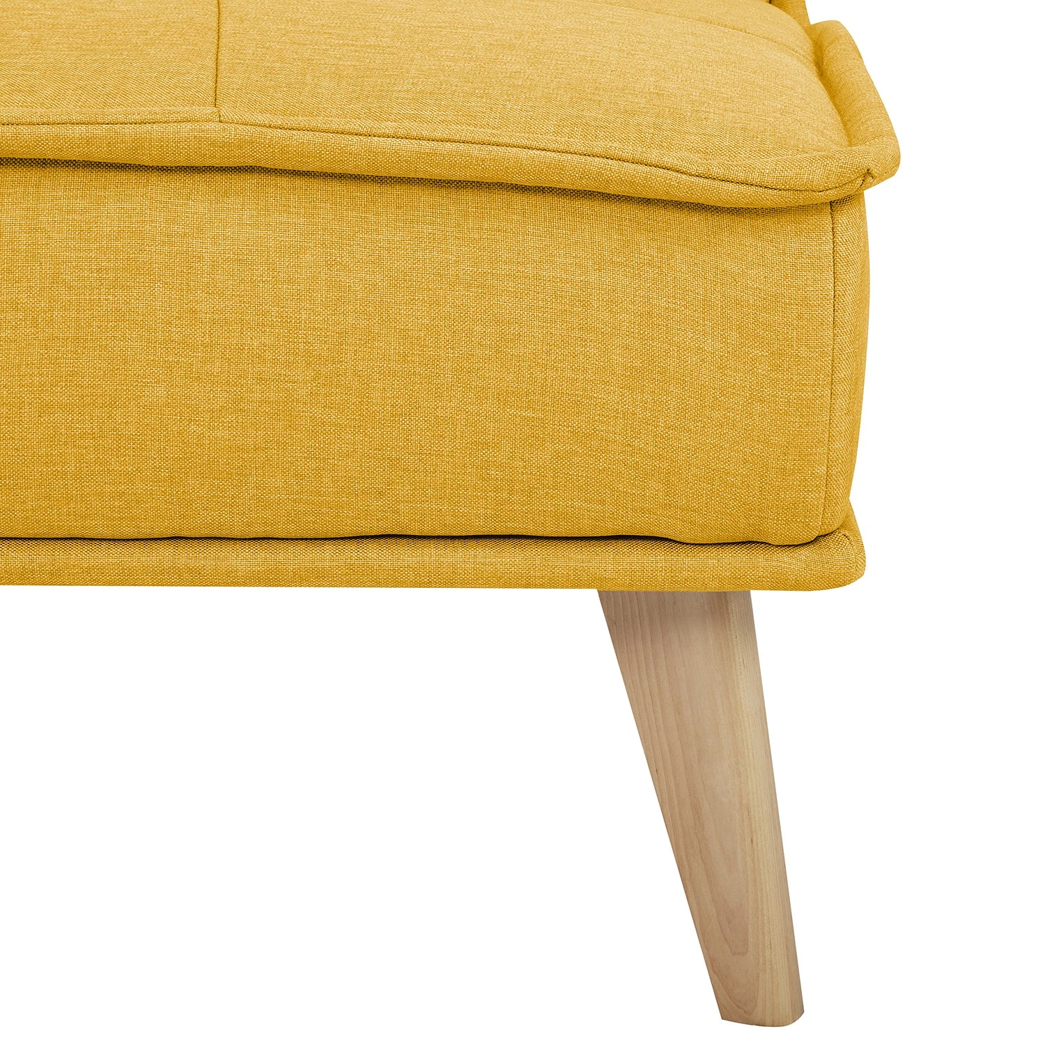 Mørteens Canapé convertible Tournon - Tissu - Jaune moutarde 15 Mørteens Canapé convertible Tournon - Tissu - Jaune moutarde – Image 13