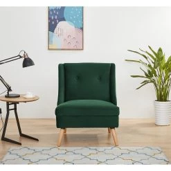 Mørteens Fauteuil Buxin I - Velours - Vert vieilli -Meubles de salon Soldes 1000174647 190912 12582500059 MOOD DETAILS P000000001000174647 mood