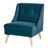 Mørteens Fauteuil Buxin I - Velours - Bleu foncé -Meubles de salon Soldes 1000174669 190912 12583000275 IMAGE P000000001000174669