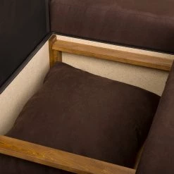 Fredriks Canapé d’angle Kardinya - Imitation cuir / Microfibre - Marron foncé - Méridienne courte à droite (vue de face) 36 Fredriks Canapé d’angle Kardinya - Imitation cuir / Microfibre - Marron foncé - Méridienne courte à droite (vue de face) -Meubles de salon Soldes 1000175319 200227 14352800185 DETAILS P000000001000175319