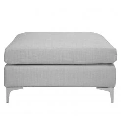 Ridgevalley Repose-pieds Wiers - Tissu - Gris clair