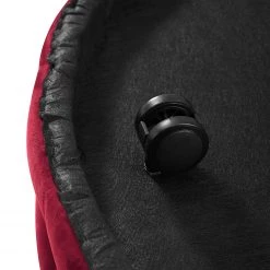 Jack & Alice Repose-pieds Leominster II - Velours - Rouge Bordeaux -Meubles de salon Soldes 1000176160 190607 15393300062 GALLERYIMAGES P000000001000176160