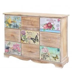 Ridgevalley Commode Kregme - Partiellement en paulownia massif - Marron