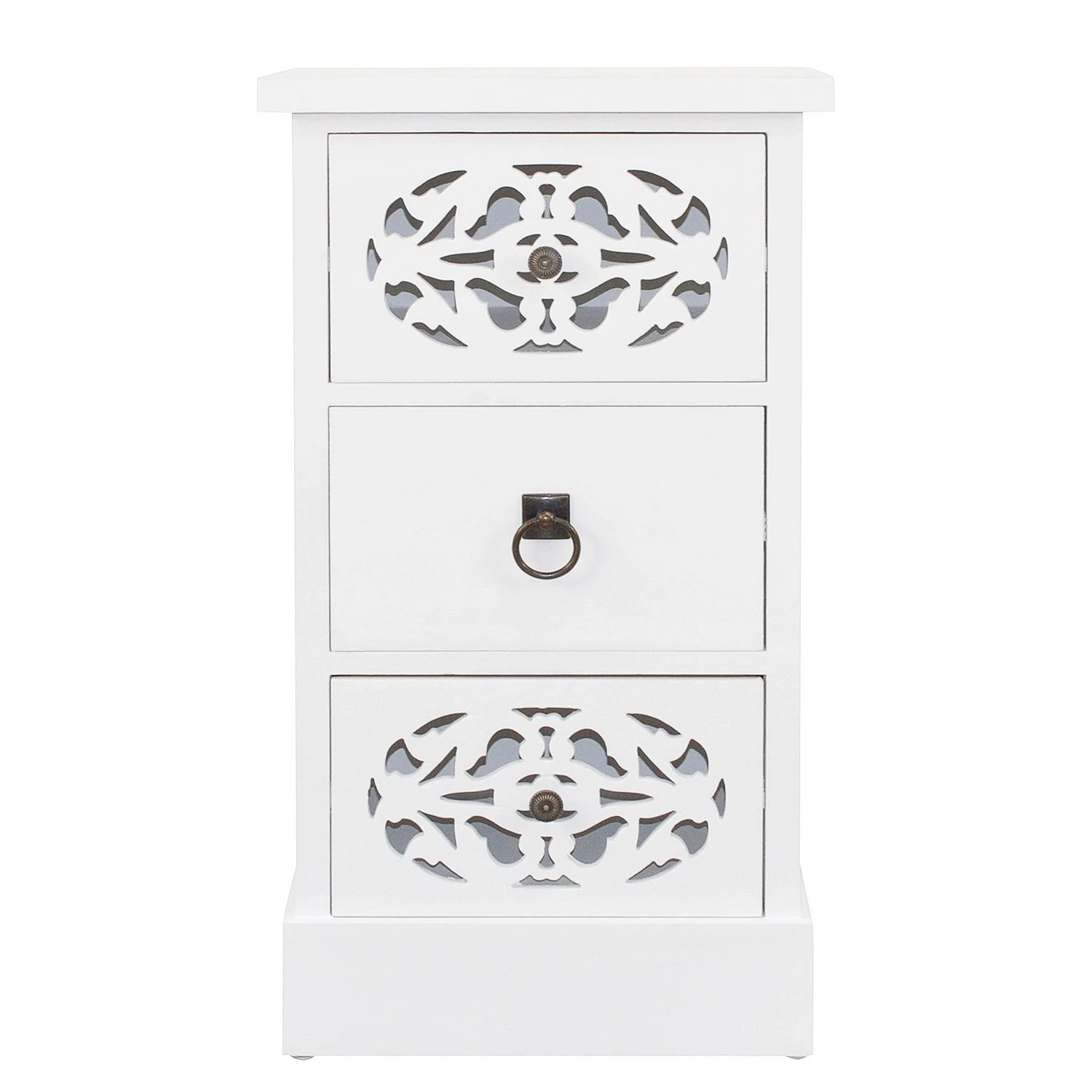 Ridgevalley Commode Jabiru - Blanc - Hauteur : 71 cm 3 Ridgevalley Commode Jabiru - Blanc - Hauteur : 71 cm