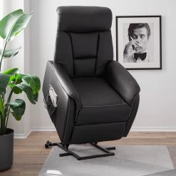 Modoform Fauteuil relax Matheu - Imitation cuir -Meubles de salon Soldes 1000176586 201120 13472800075 MOOD DETAILS P000000001000176586 mood