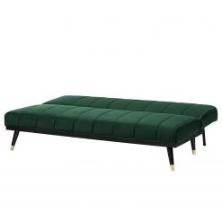 Jack & Alice Canapé convertible Lemming - Velours - Vert foncé -Meubles de salon Soldes 1000176644 200327 14100600003 DETAILS P000000001000176644