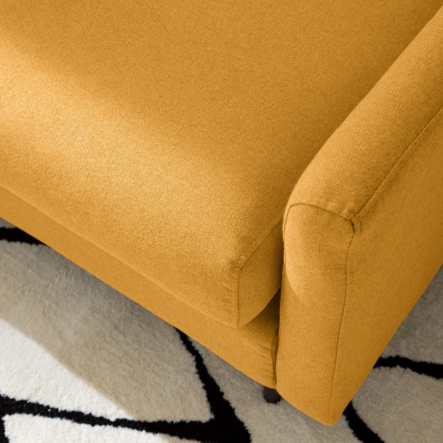 Fredriks Canapé Kenten I (2 places) - Tissu - Jaune 13 Fredriks Canapé Kenten I (2 places) - Tissu - Jaune – Image 11