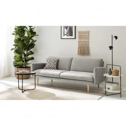 Maison Belfort Canapé convertible Lindoia - Tissu - Gris clair 21 Maison Belfort Canapé convertible Lindoia - Tissu - Gris clair -Meubles de salon Soldes 1000176654 200409 13522600001 MOOD DETAILS P000000001000176654 mood