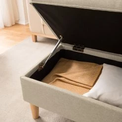 Mørteens Repose-pieds Boddin I - Tissu - Cappuccino -Meubles de salon Soldes 1000176661 210504 13363000026 DETAILS P000000001000176661