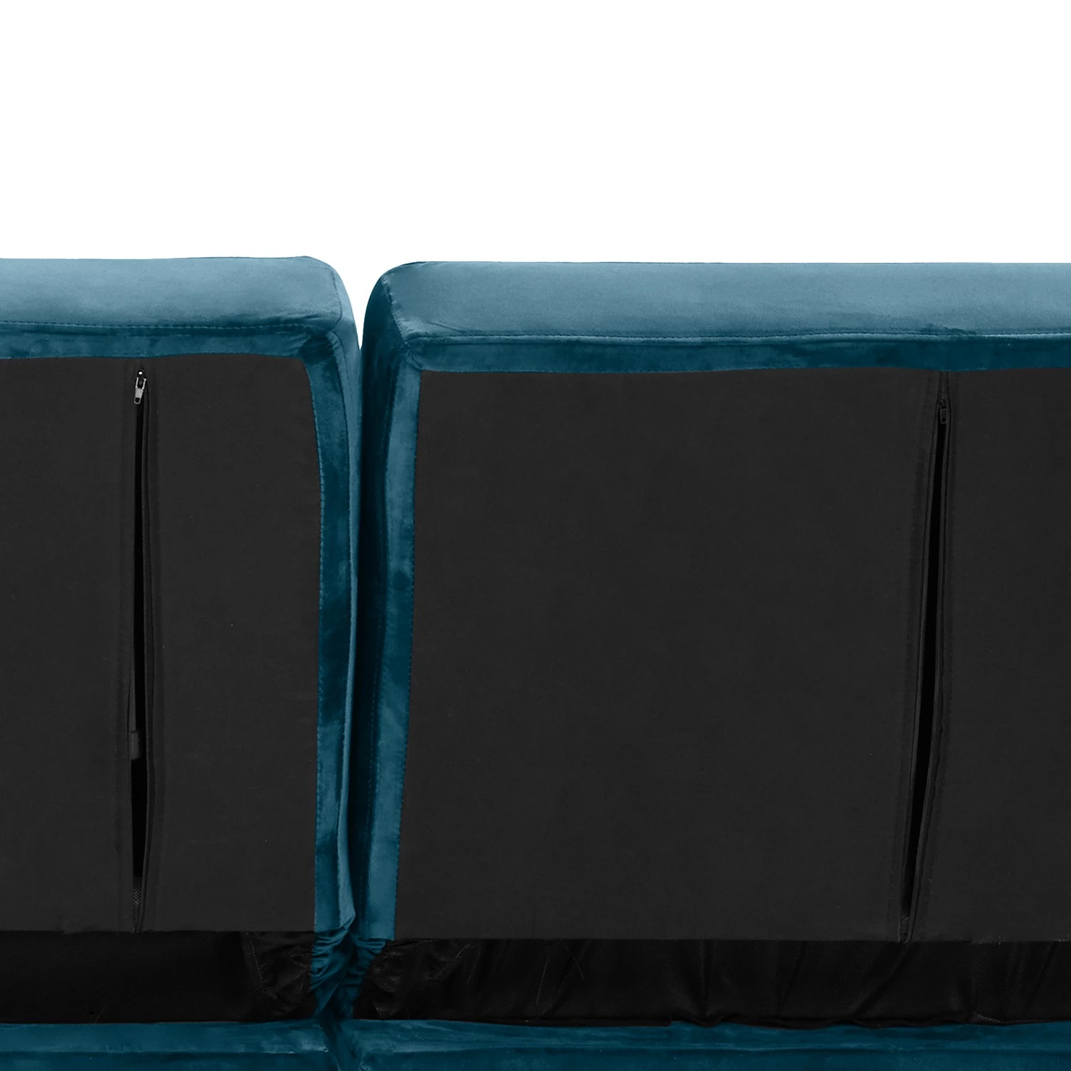 Jack & Alice Canapé d’angle Daru III - Velours - Bleu marine 16 Jack & Alice Canapé d’angle Daru III - Velours - Bleu marine – Image 14