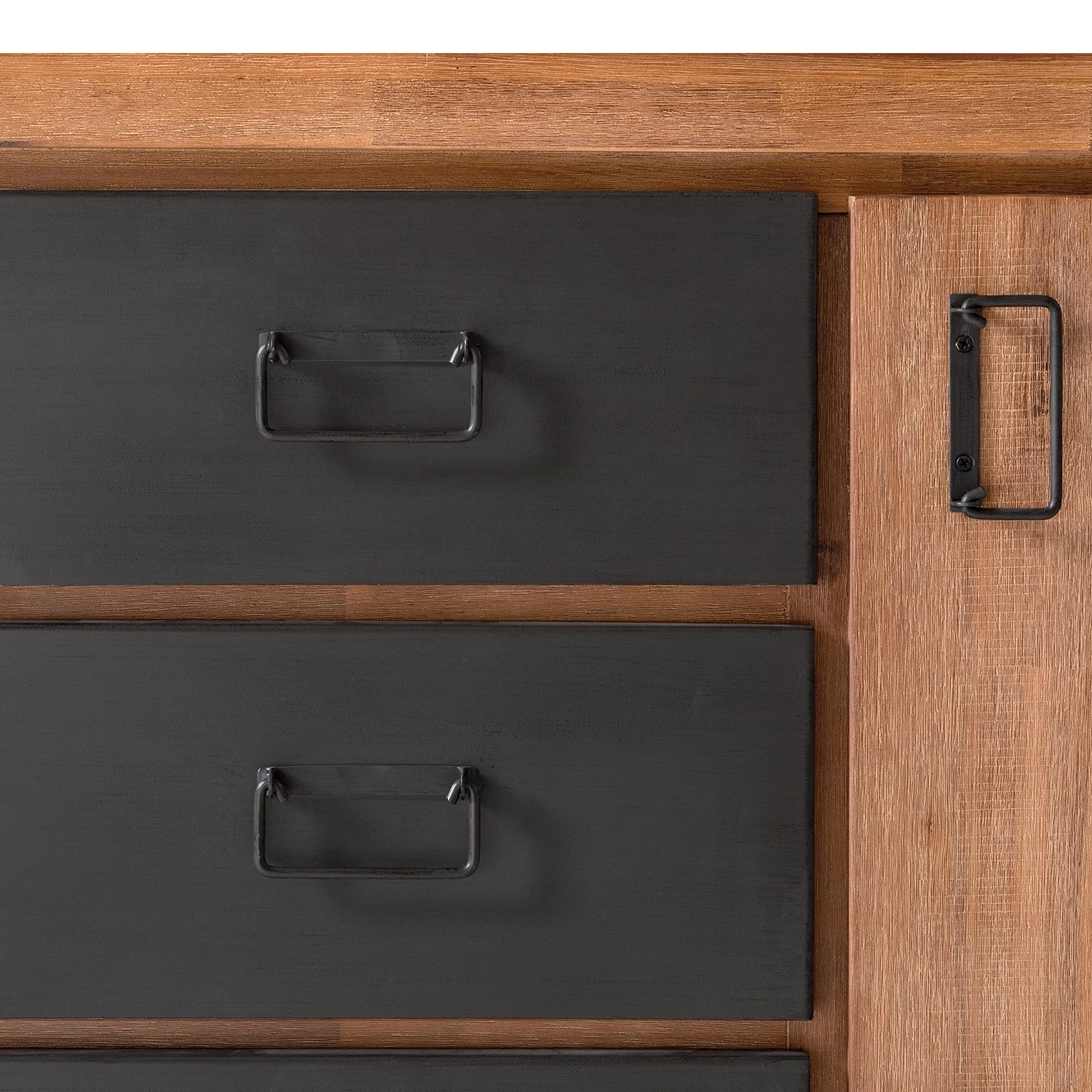 Ars manufacti Enfilade Manchester IV - Acacia massif / Métal - Acacia / Anthracite 14 Ars manufacti Enfilade Manchester IV - Acacia massif / Métal - Acacia / Anthracite – Image 12