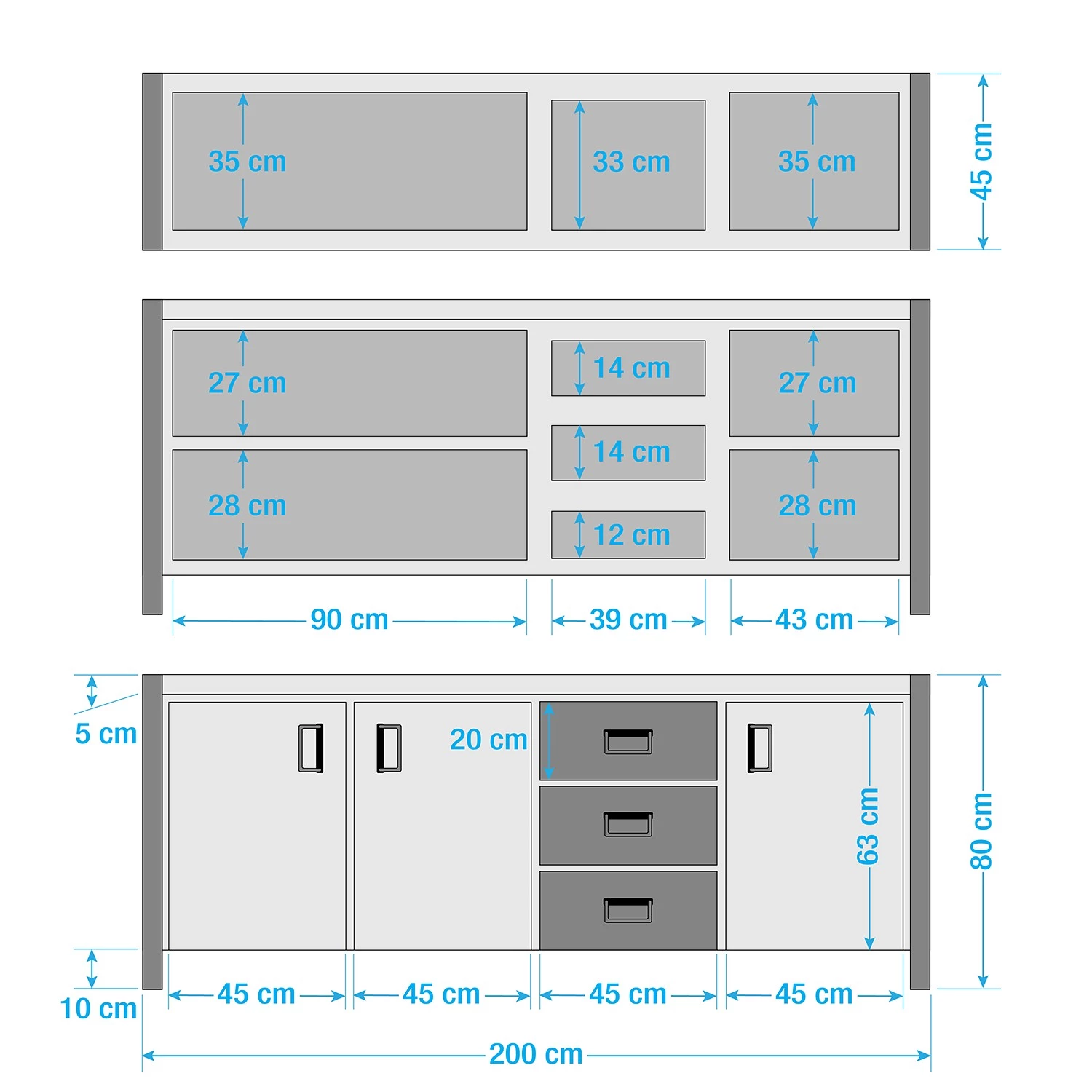 Ars manufacti Enfilade Manchester IV - Acacia massif / Métal - Acacia / Anthracite 16 Ars manufacti Enfilade Manchester IV - Acacia massif / Métal - Acacia / Anthracite – Image 14