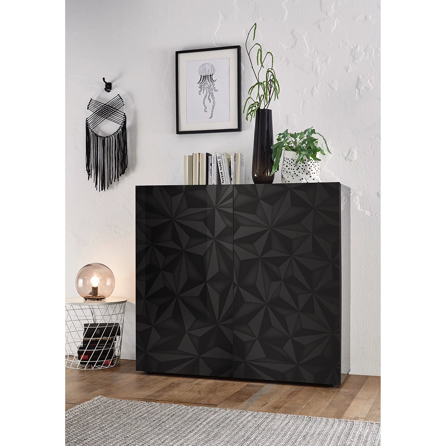 LC Spa Buffet haut Prisma - Anthracite brillant 4 LC Spa Buffet haut Prisma - Anthracite brillant – Image 2