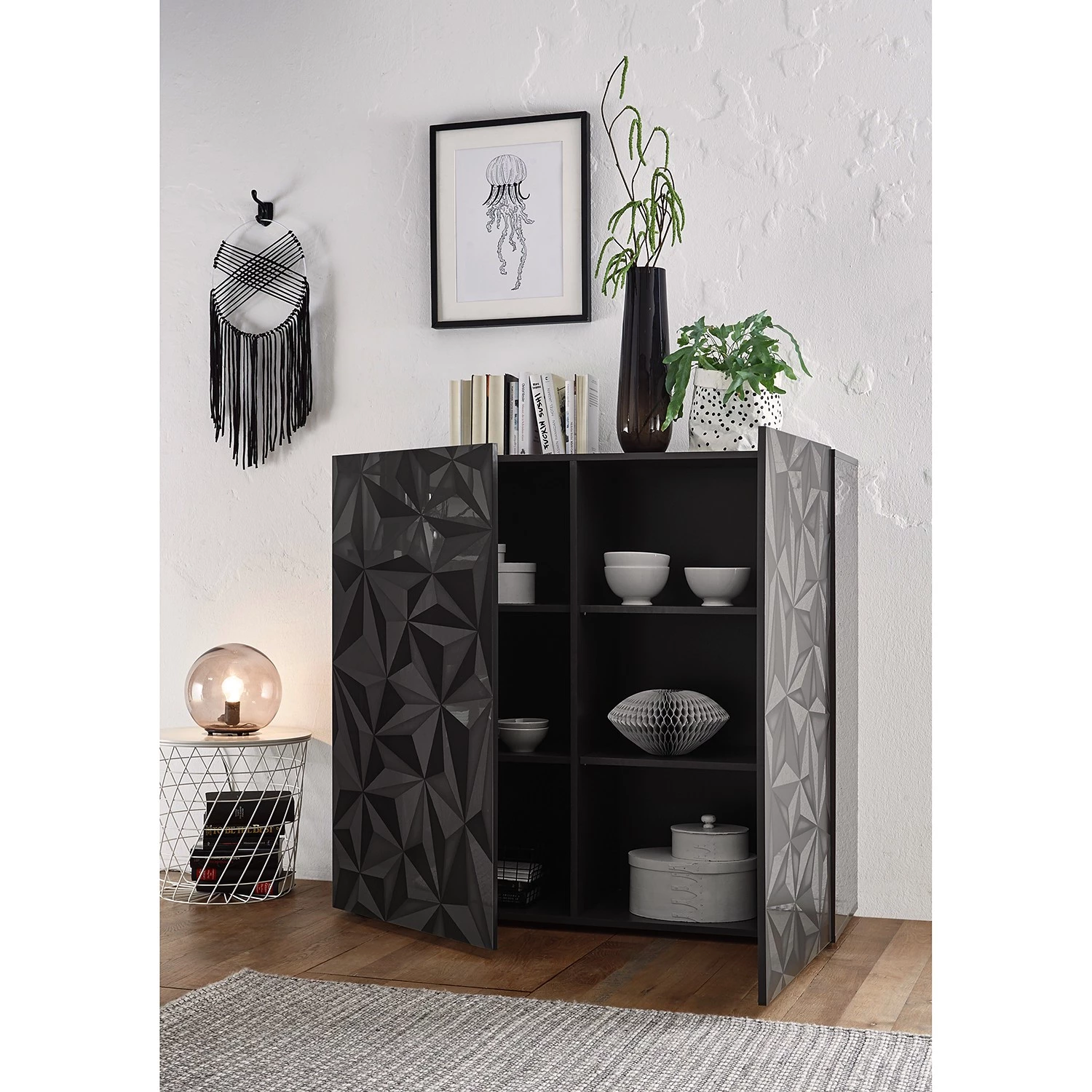 LC Spa Buffet haut Prisma - Anthracite brillant 5 LC Spa Buffet haut Prisma - Anthracite brillant – Image 3