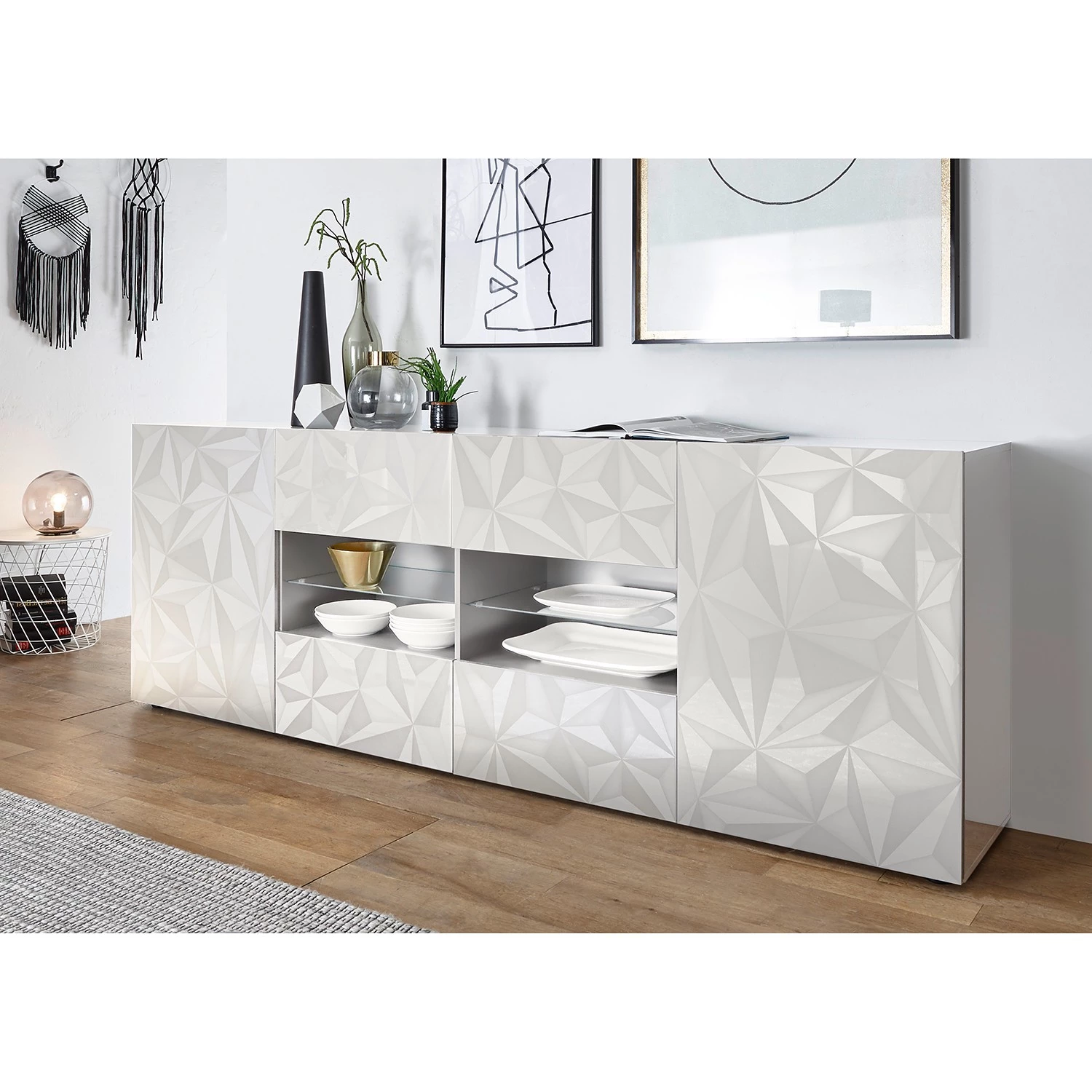 LC Spa Buffet Prisma III - Blanc brillant 4 LC Spa Buffet Prisma III - Blanc brillant – Image 2