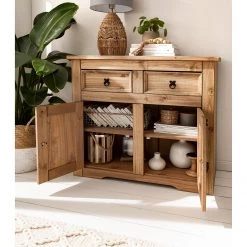 Maison Belfort Commode Finca Rustica I - Pin massif - Epicéa naturel -Meubles de salon Soldes 1000178020 210504 11214700006 MOOD DETAILS P000000001000178020 mood