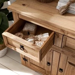 Maison Belfort Commode Finca Rustica I - Pin massif - Epicéa naturel -Meubles de salon Soldes 1000178020 210504 11215100008 MOOD DETAILS P000000001000178020 mood