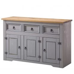 Maison Belfort Buffet Finca Rustica - Pin massif - Pin gris