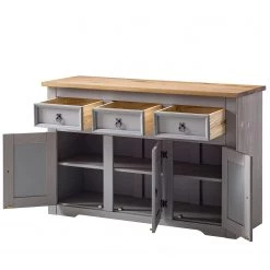 Maison Belfort Buffet Finca Rustica - Pin massif - Pin gris 25 Maison Belfort Buffet Finca Rustica - Pin massif - Pin gris -Meubles de salon Soldes 1000178029 200417 12540000004 DETAILS P000000001000178029