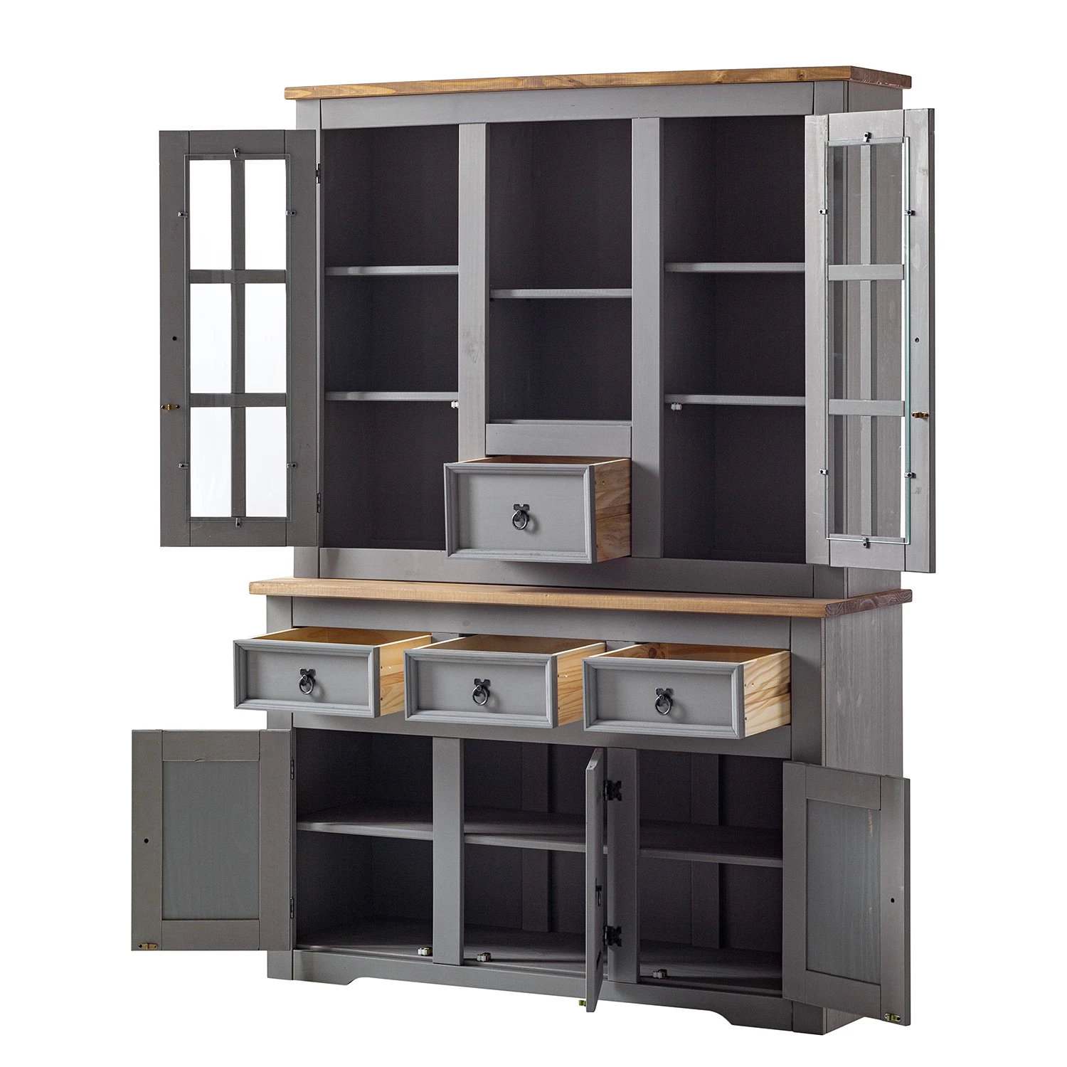 Maison Belfort Buffet Finca Rustica - Pin massif - Pin gris 20 Maison Belfort Buffet Finca Rustica - Pin massif - Pin gris – Image 18