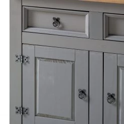 Maison Belfort Buffet Finca Rustica - Pin massif - Pin gris 33 Maison Belfort Buffet Finca Rustica - Pin massif - Pin gris -Meubles de salon Soldes 1000178029 200417 12540500011 DETAILS P000000001000178029