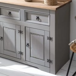 Maison Belfort Buffet Finca Rustica - Pin massif - Pin gris 31 Maison Belfort Buffet Finca Rustica - Pin massif - Pin gris -Meubles de salon Soldes 1000178029 200511 13145100002 DETAILS P000000001000178029