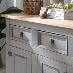 Maison Belfort Buffet Finca Rustica - Pin massif - Pin gris 27 Maison Belfort Buffet Finca Rustica - Pin massif - Pin gris -Meubles de salon Soldes 1000178029 200511 13145200003 DETAILS P000000001000178029